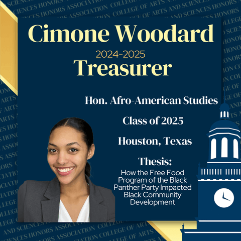 Treasurer: Cimone Woodard