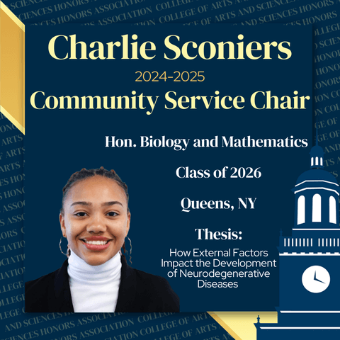 Community Service Chair: Charlie Sconiers
