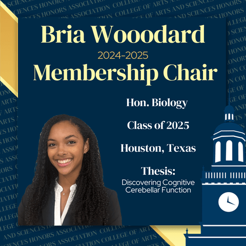 Membership Chair: Bria Woodard